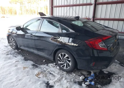 2017 Honda Civic Ex из США, поврежденный, VIN 2HGFC2F71HH562256